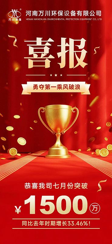 熱烈祝賀我司七月份合同簽訂金額突破1500萬